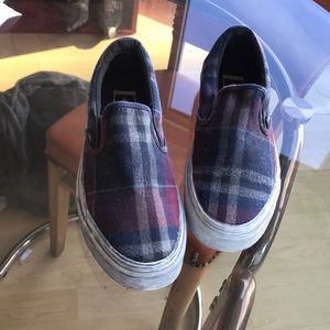 Gently used slip on vans